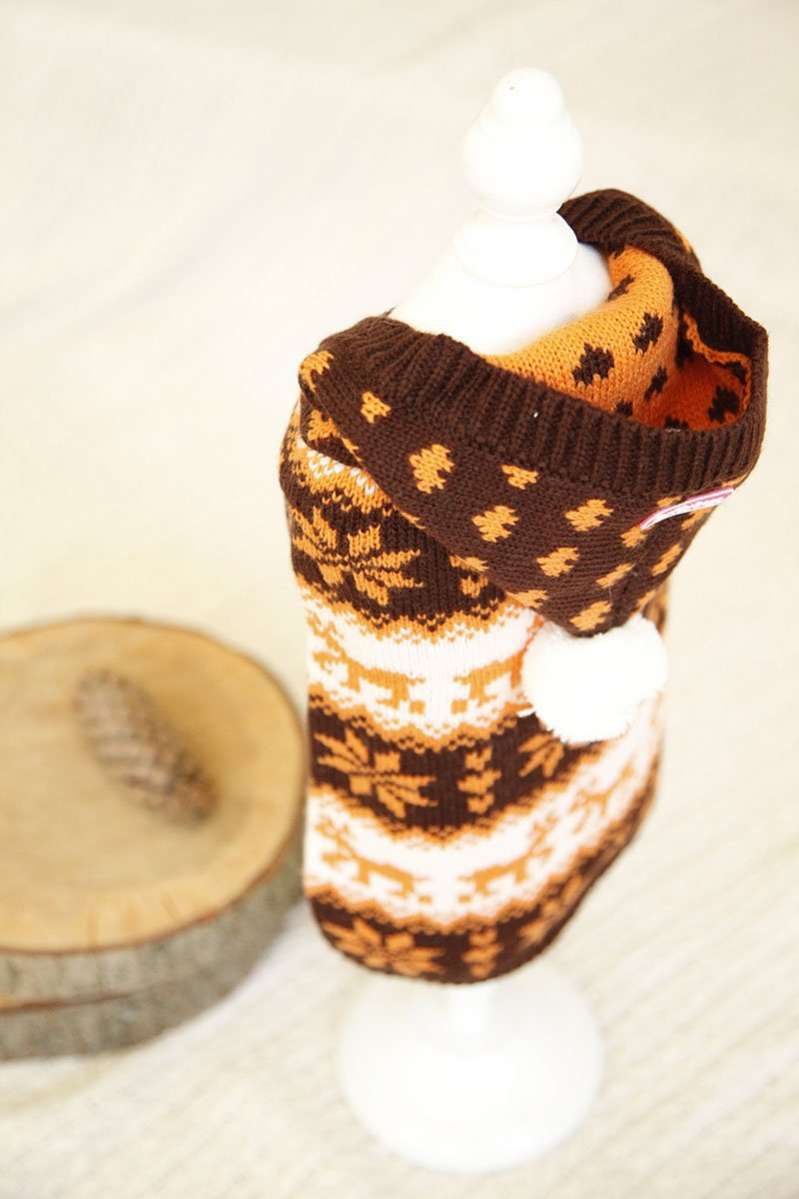 Свитер для собак с капюшоном ForMyDogs Норд