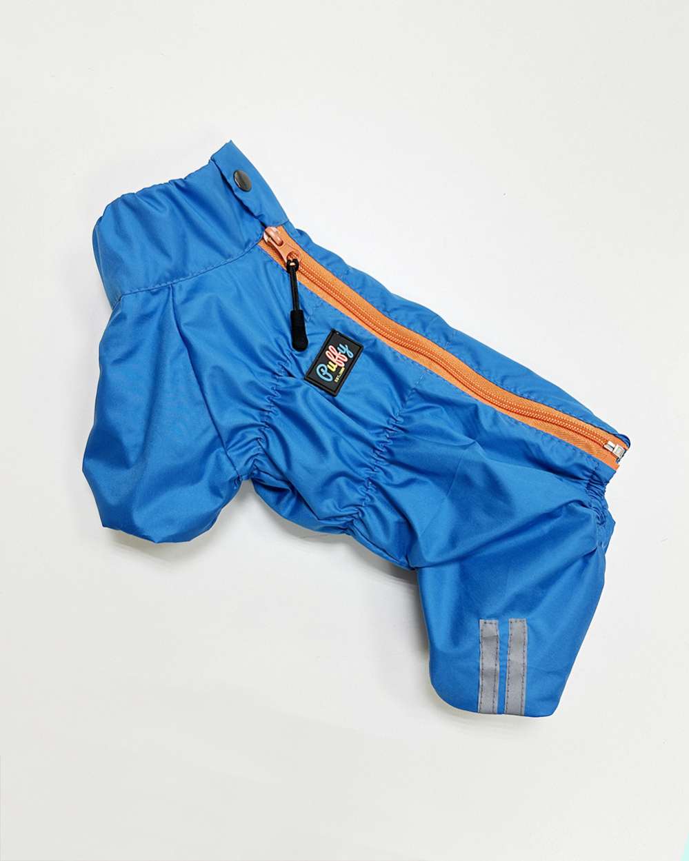 Дождевик для собаки утепленный Puffy Лион голубой