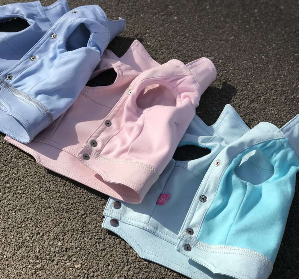 Жилетка для собаки кожаная Premium Кэнди