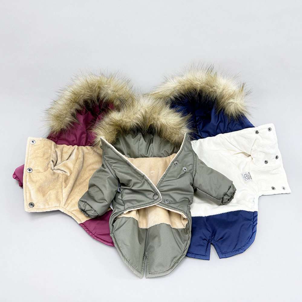 Парка Puffy Спайк Синяя