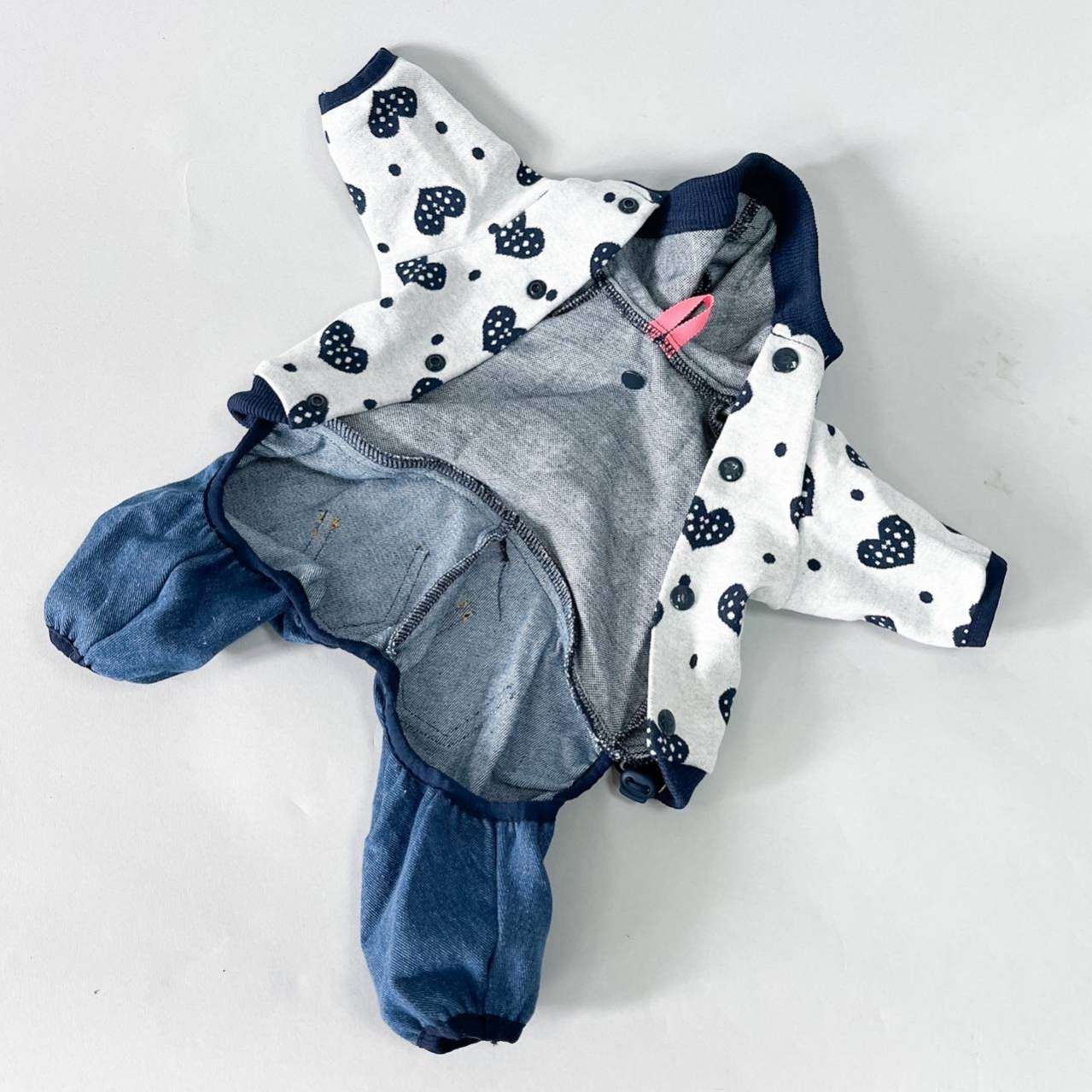 Костюм для собак трикотажный ForMyDogs Сердца