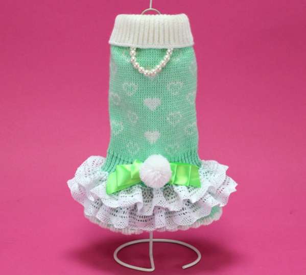 Шерстяное платье для собак Puffy Моника (4 цвета)