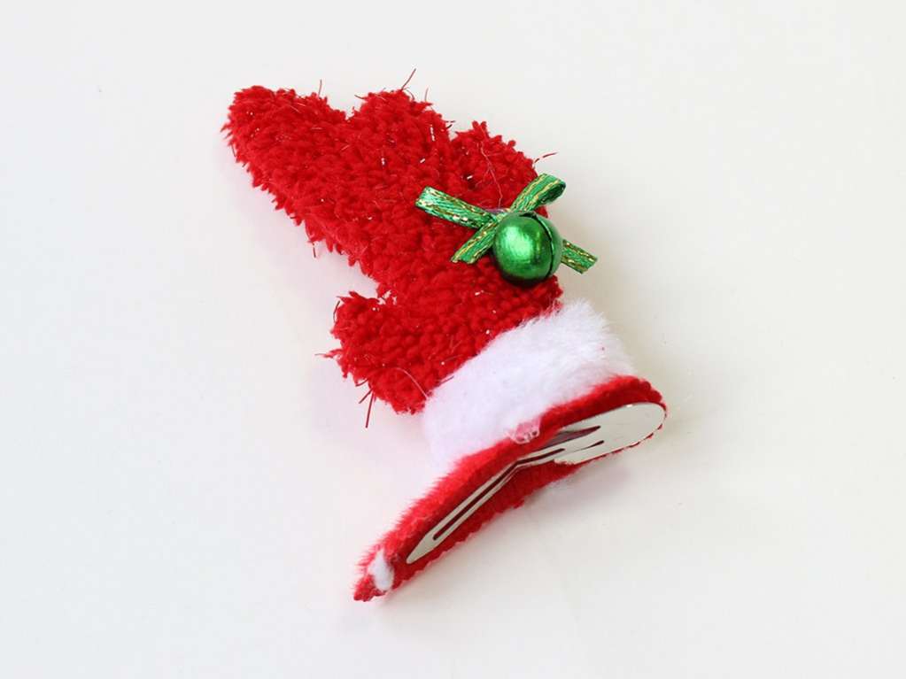 Заколка для собак Новогодние рога