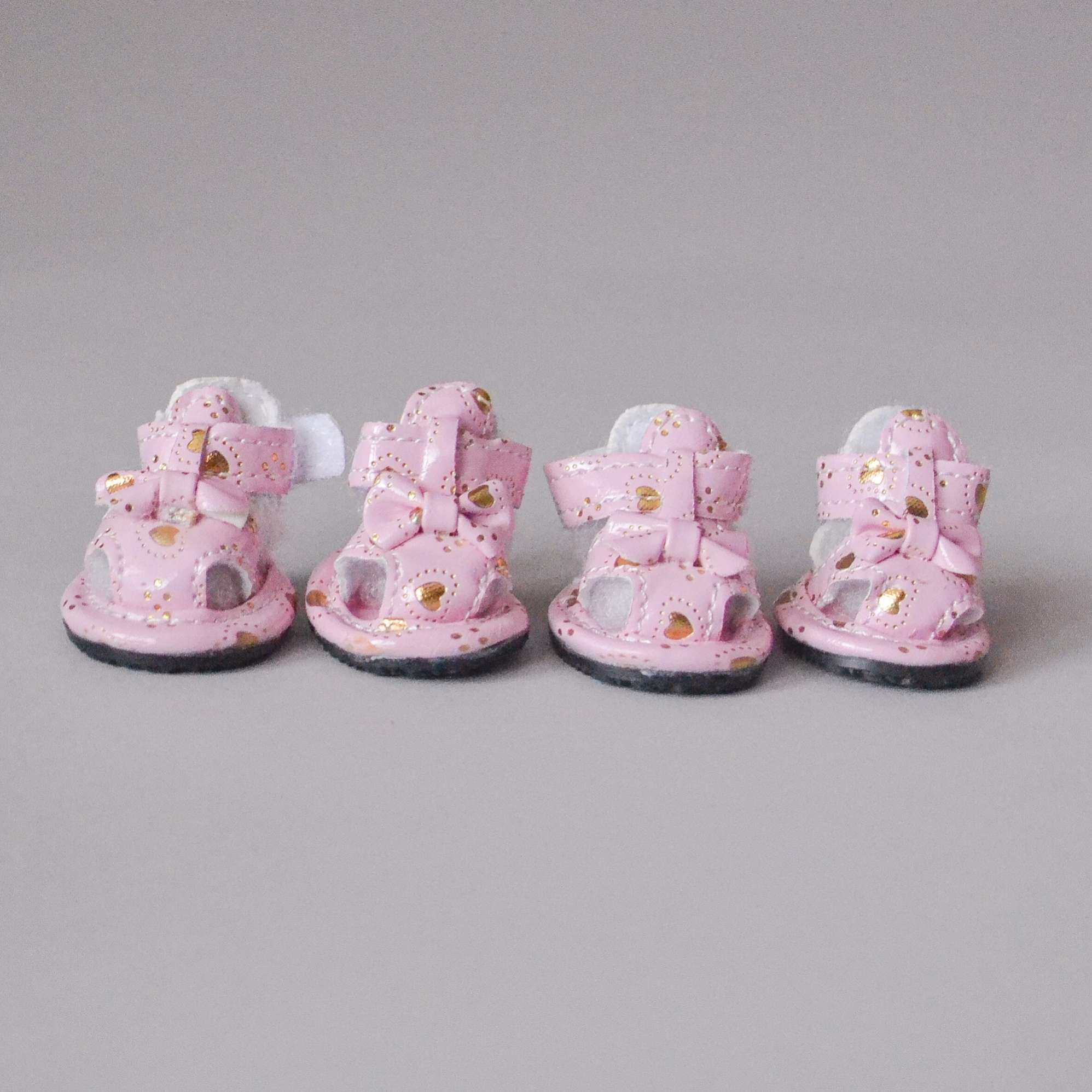 Сандалии для собак Сердечки