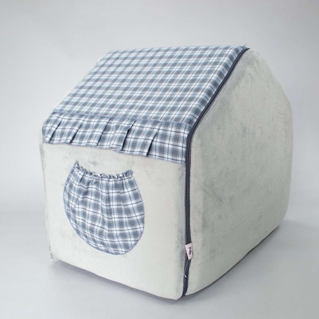 Домик для собаки Puffy Fancy серый