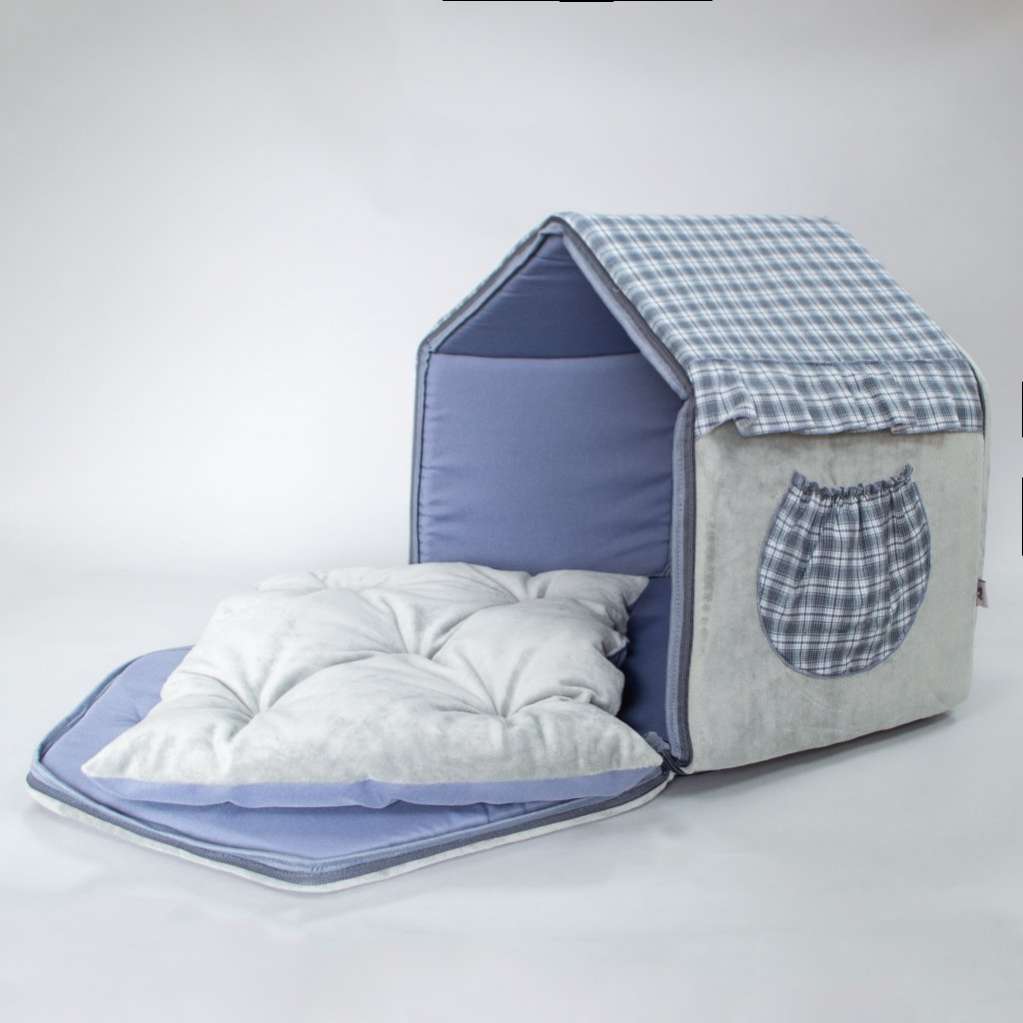 Домик для собаки Puffy Fancy серый