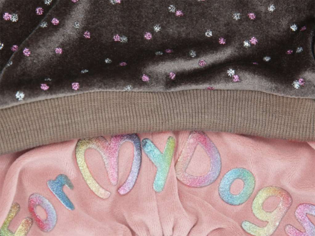 Костюм для собак велюровый ForMyDogs Конфетти