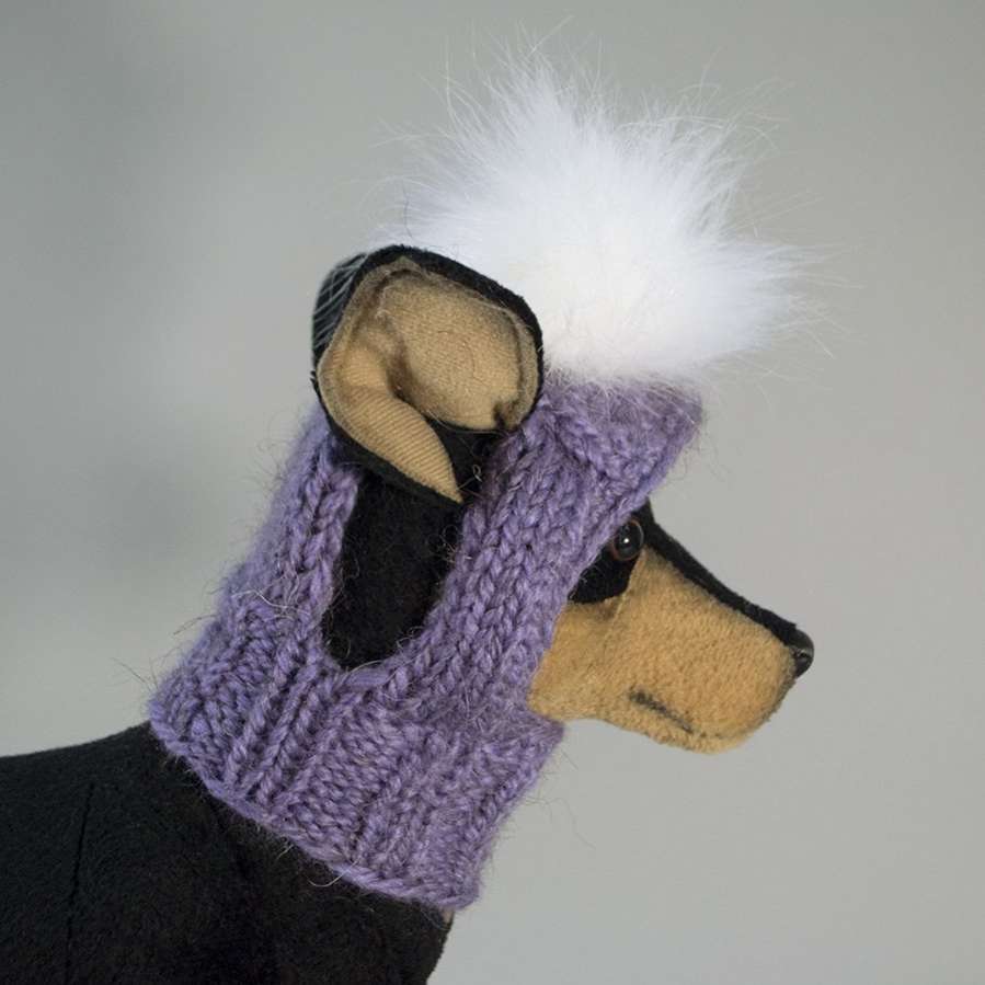 Шапка для собак Капор с открытыми ушами Puffy Snow
