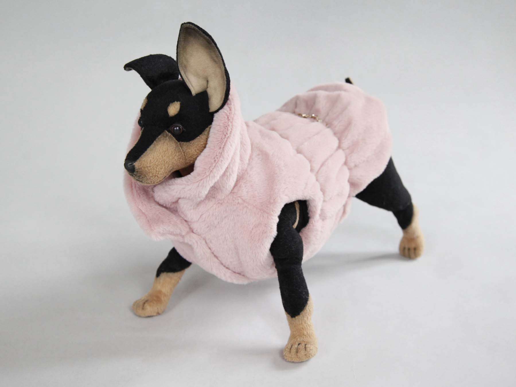 Жилет для собаки меховой Puffy Снегурочка