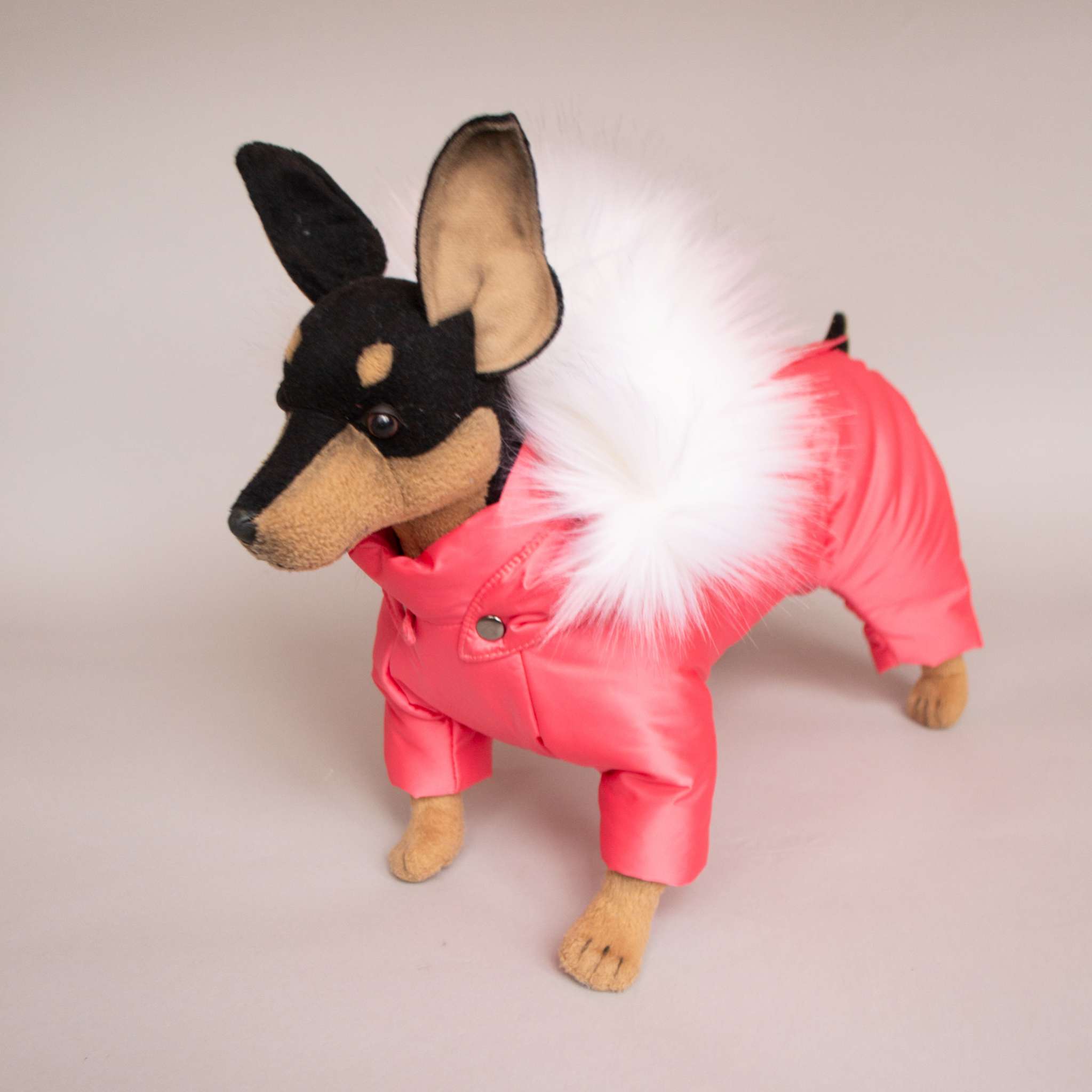 Комбинезон для собак Полярное сияние Коралл на шелке