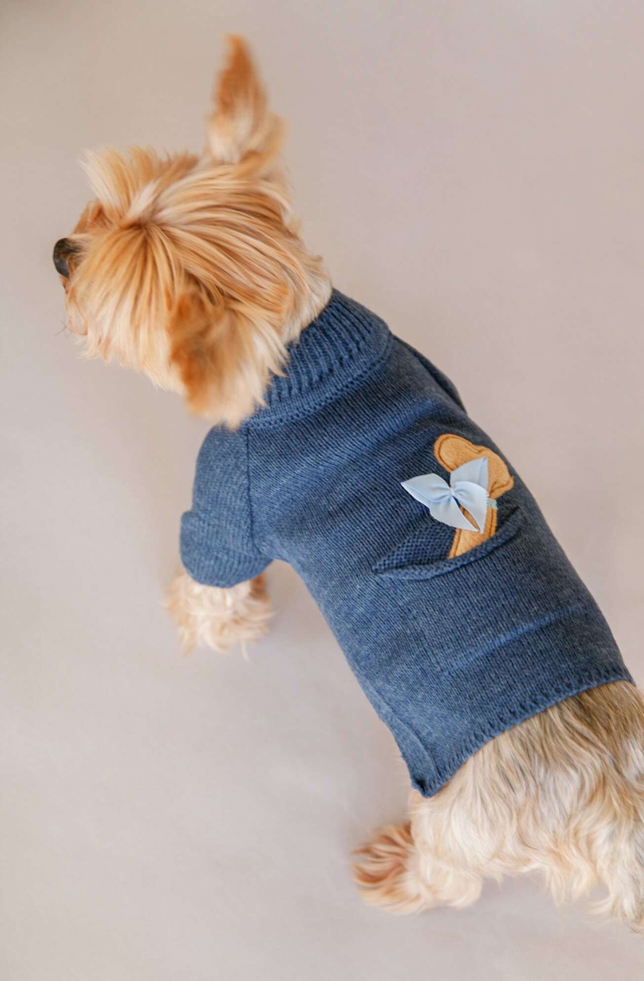 Свитер для собак косточка в кармашке