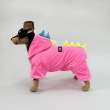 Утепленный дождевик Puffy Дино розовый