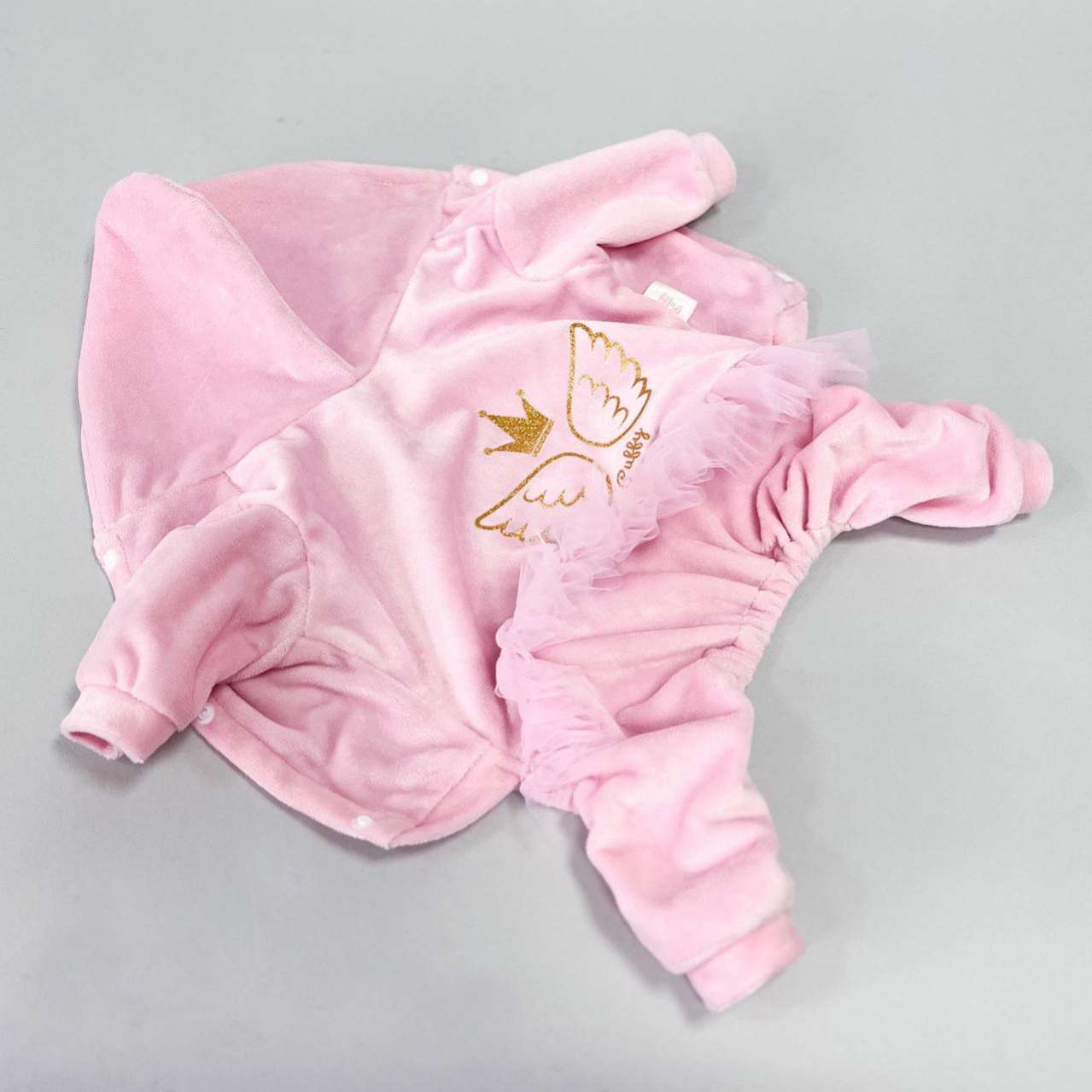 Костюм для собак велюровый Puffy Маленький ангел с юбкой