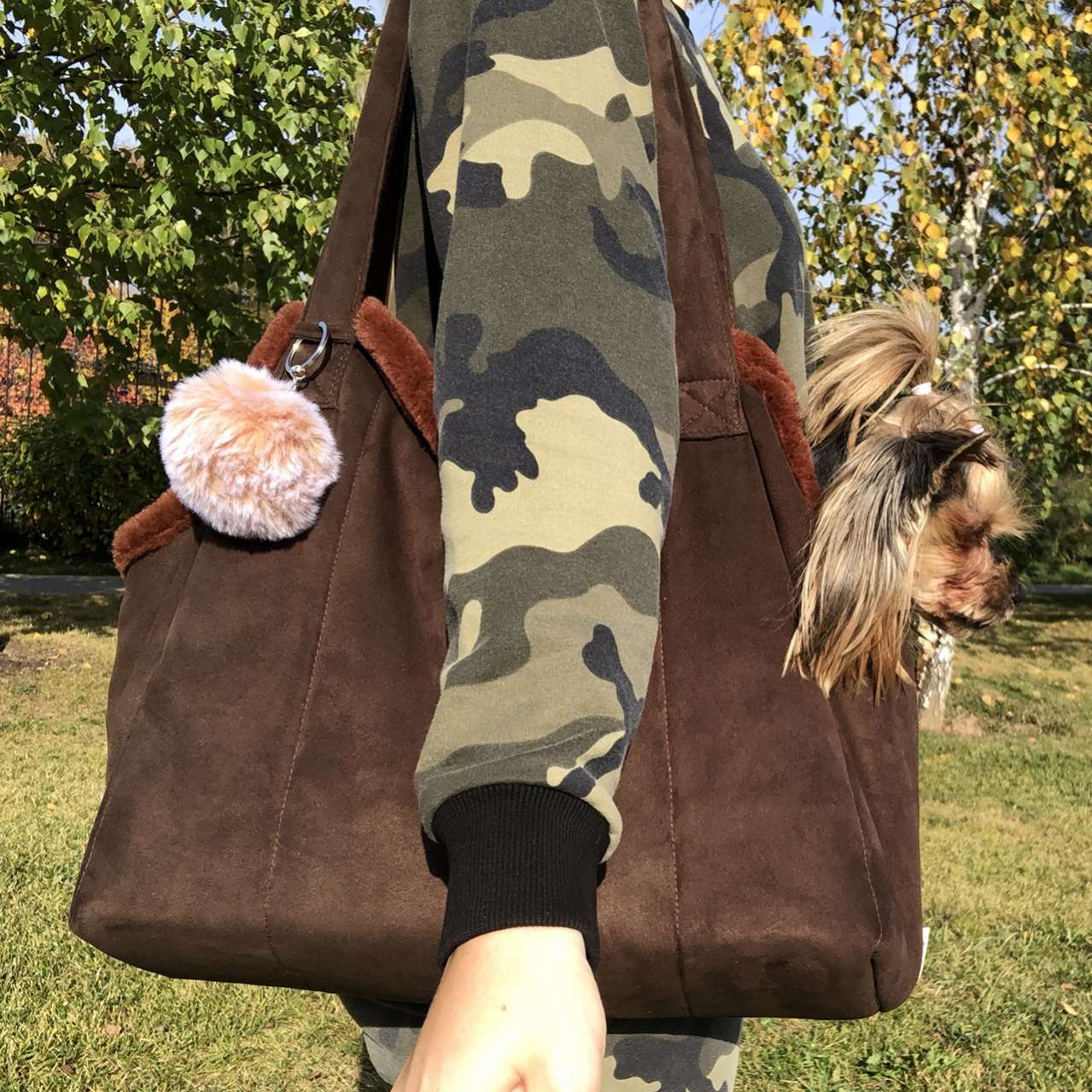 Сумка для собак Puffy Зимушка