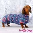 Комбинезон для таксы и корги флисовый ForMyDogs Пряник