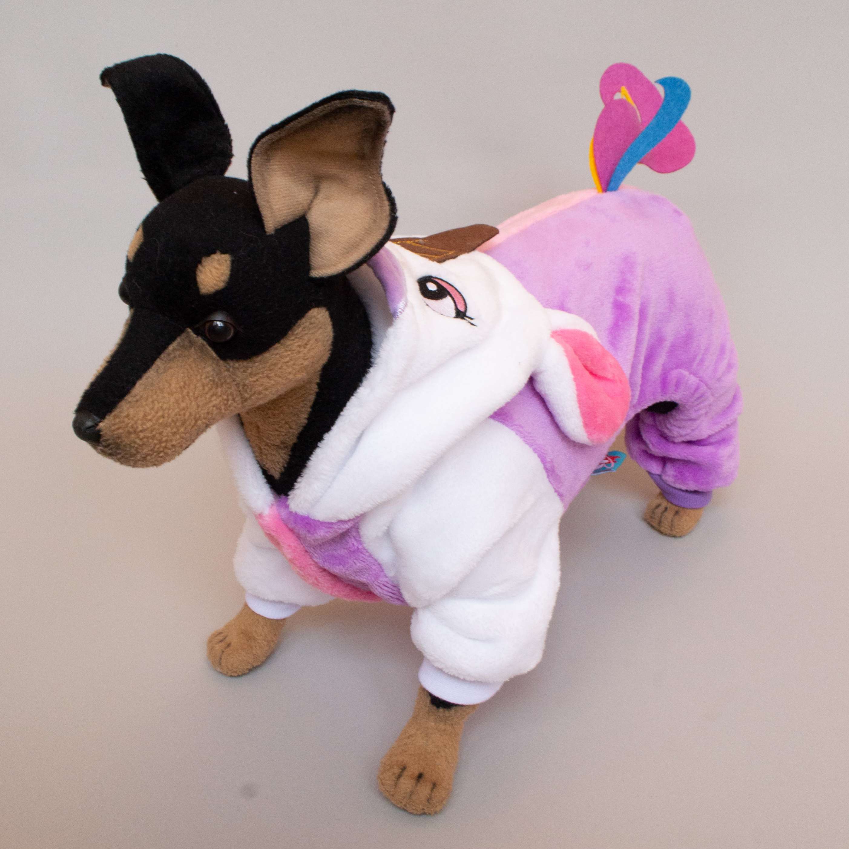 Костюм для собак плюшевый Pet Единорог