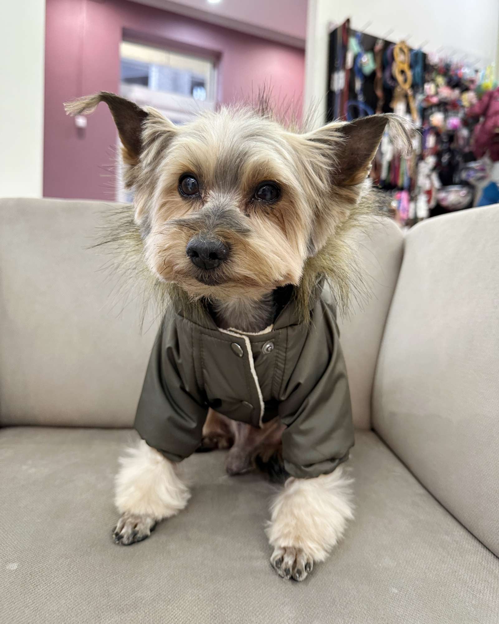 Парка Puffy Спайк Хаки