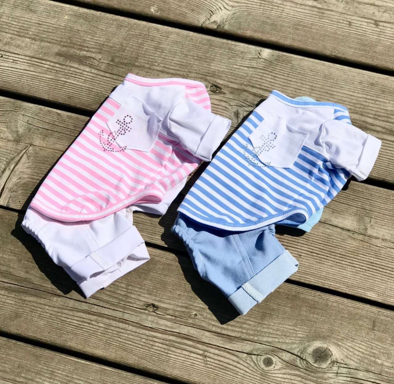 Футболка для собаки Premium Якорь