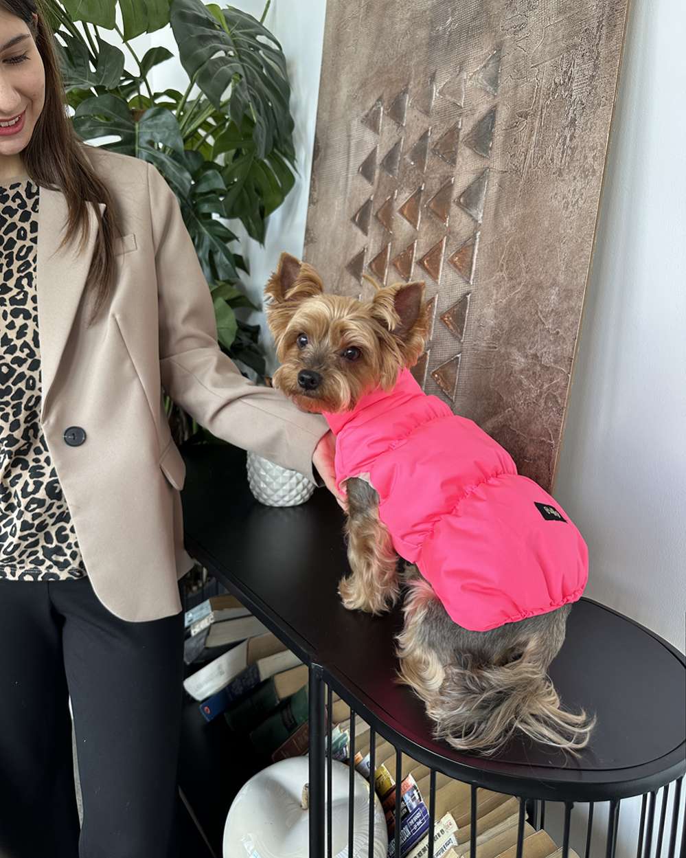 Жилетка Puffy Рич розовая