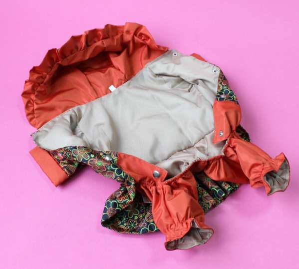 Дождевик для собаки Цветы (3 цвета)