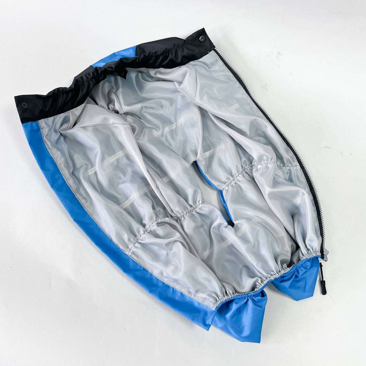 Дождевик для таксы и корги Puffy Лайм Синий