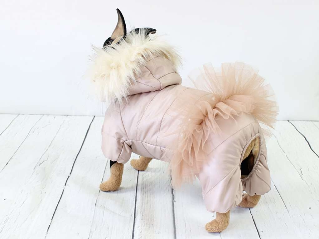 Комбинезон для собак Puffy Айвори