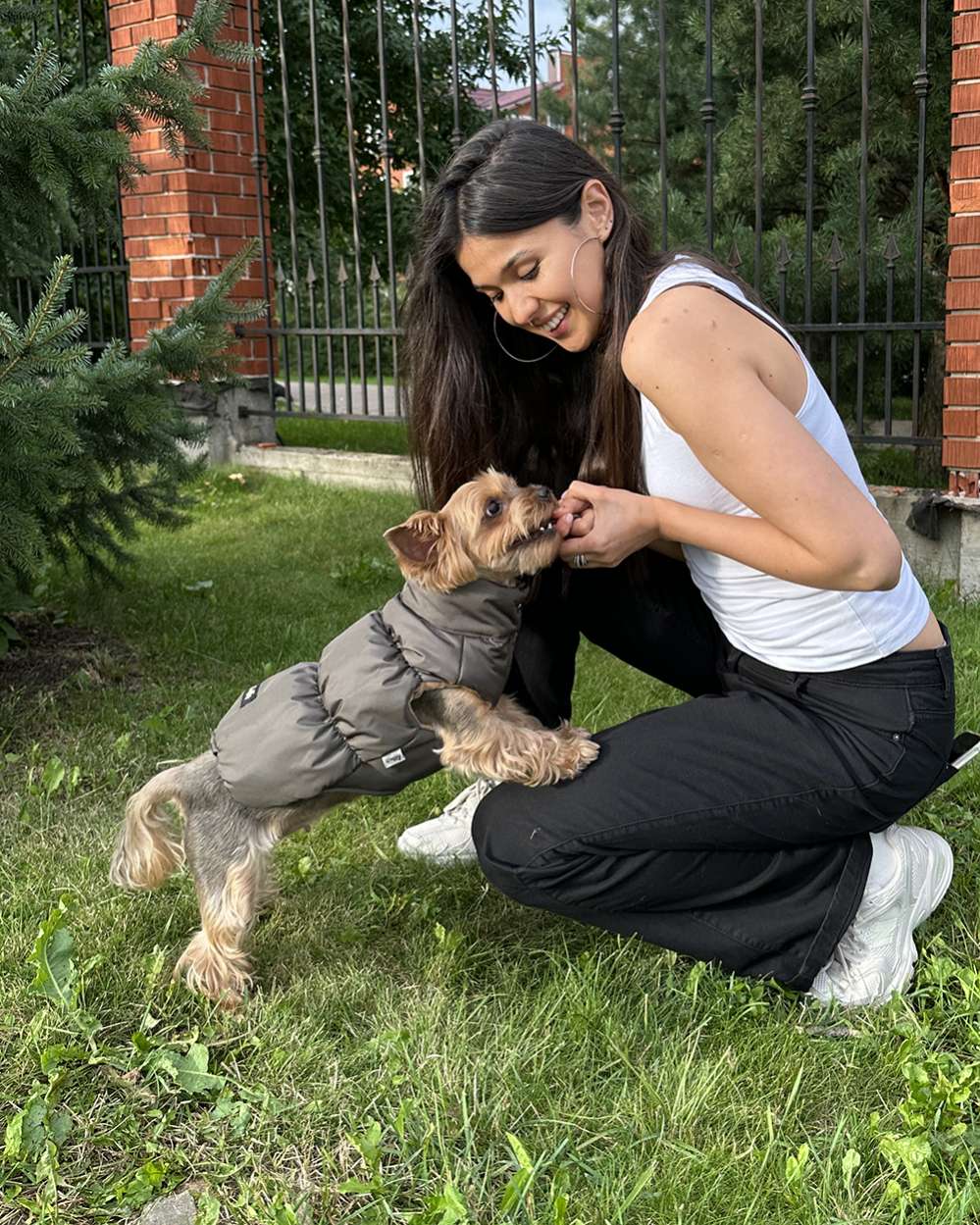 Жилетка для собаки Puffy Флеш Хаки