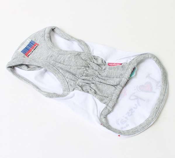 Майка для собаки Premium I love Rus