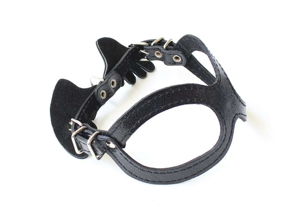 Кожаная шлейка для собак Крылья