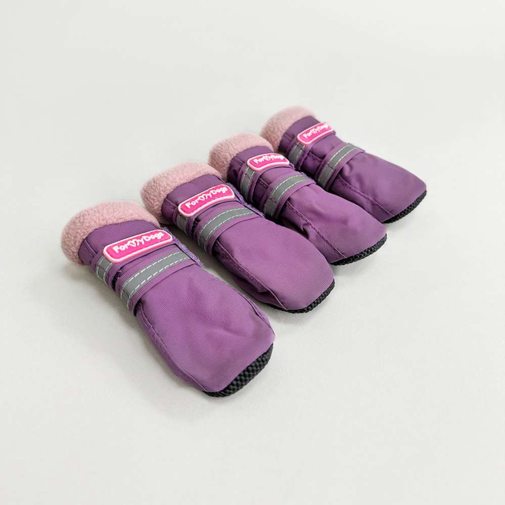 Обувь для собак ForMyDogs Флис Сиреневые