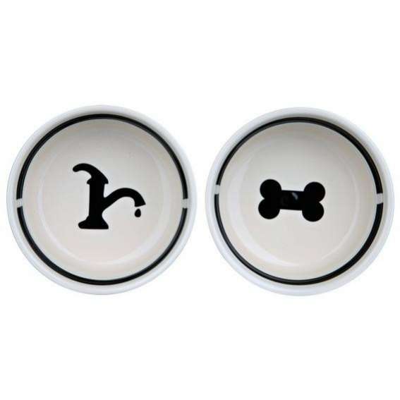 Миска для собак на подставке Кость и Кран