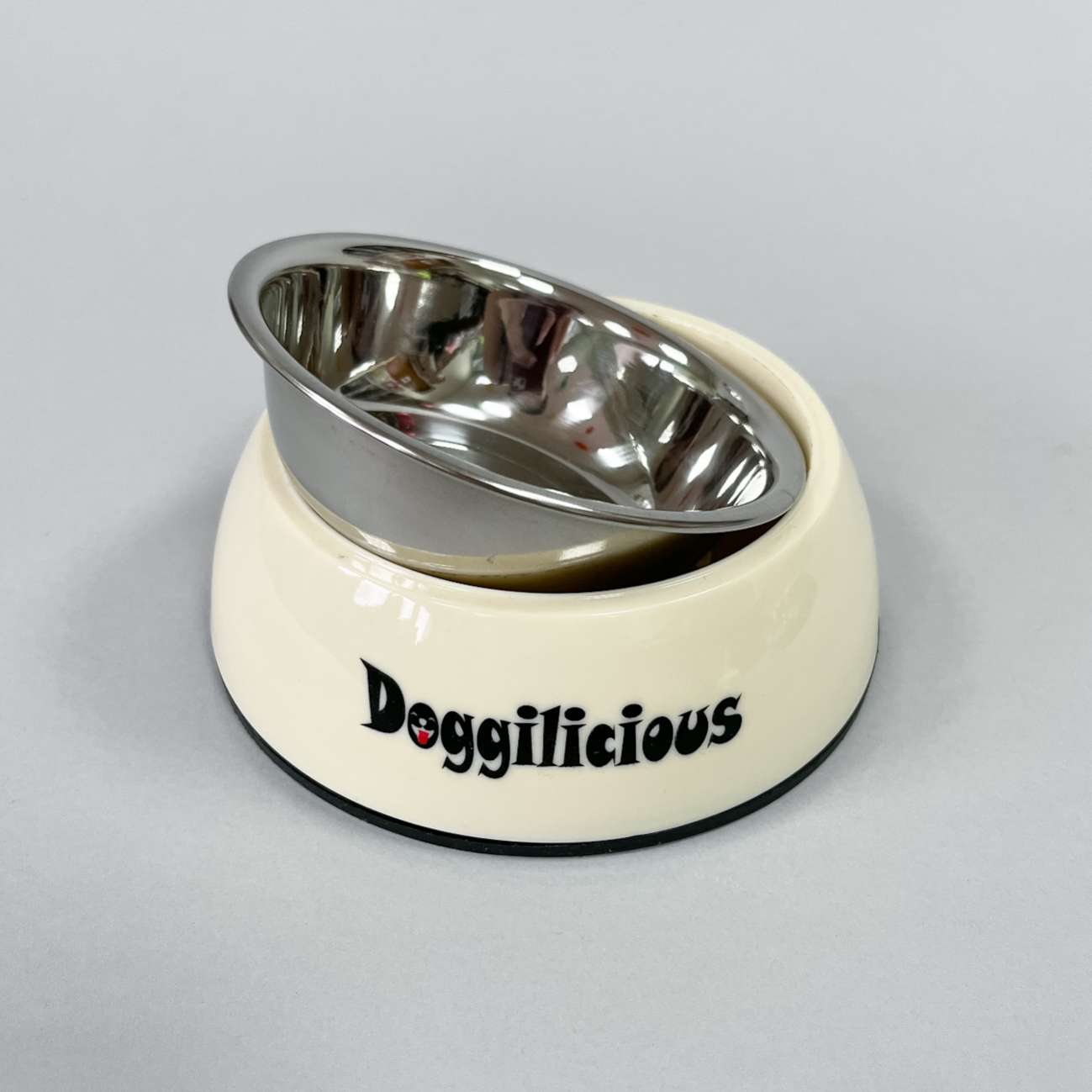 Миска для собак на подставке Ваниль одинарная