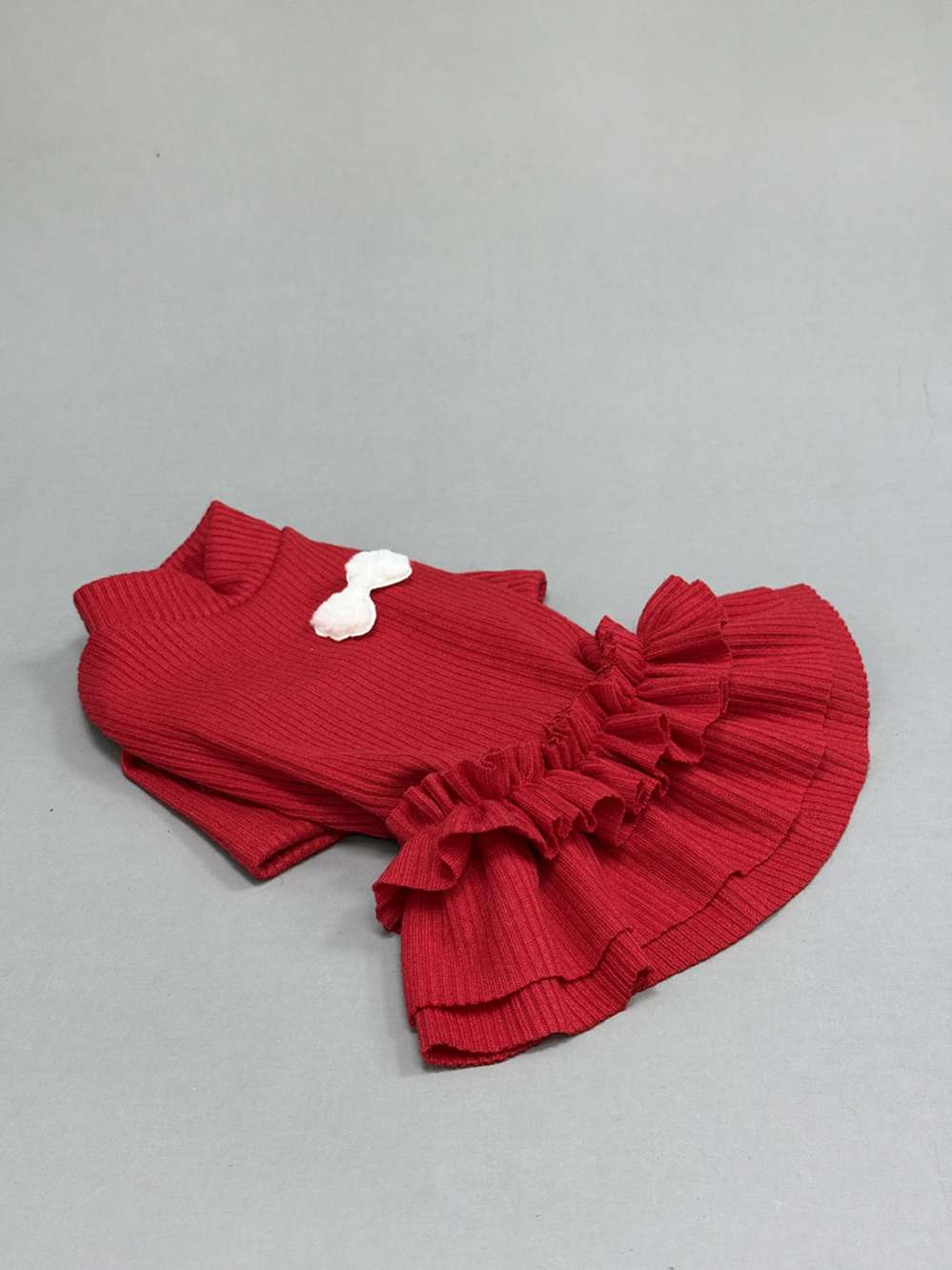 Платье Puffy Лапша Клубничка