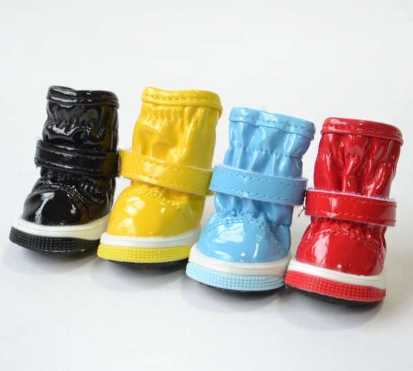 Зимние ботинки для собак Луноходы с липучкой