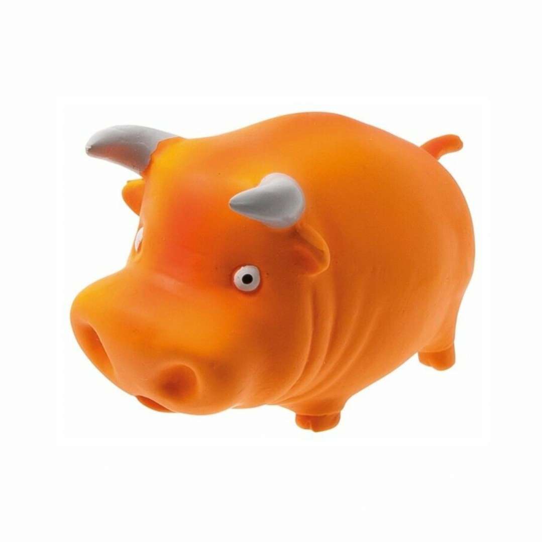 Игрушка для собак из латекса Бычок 9см