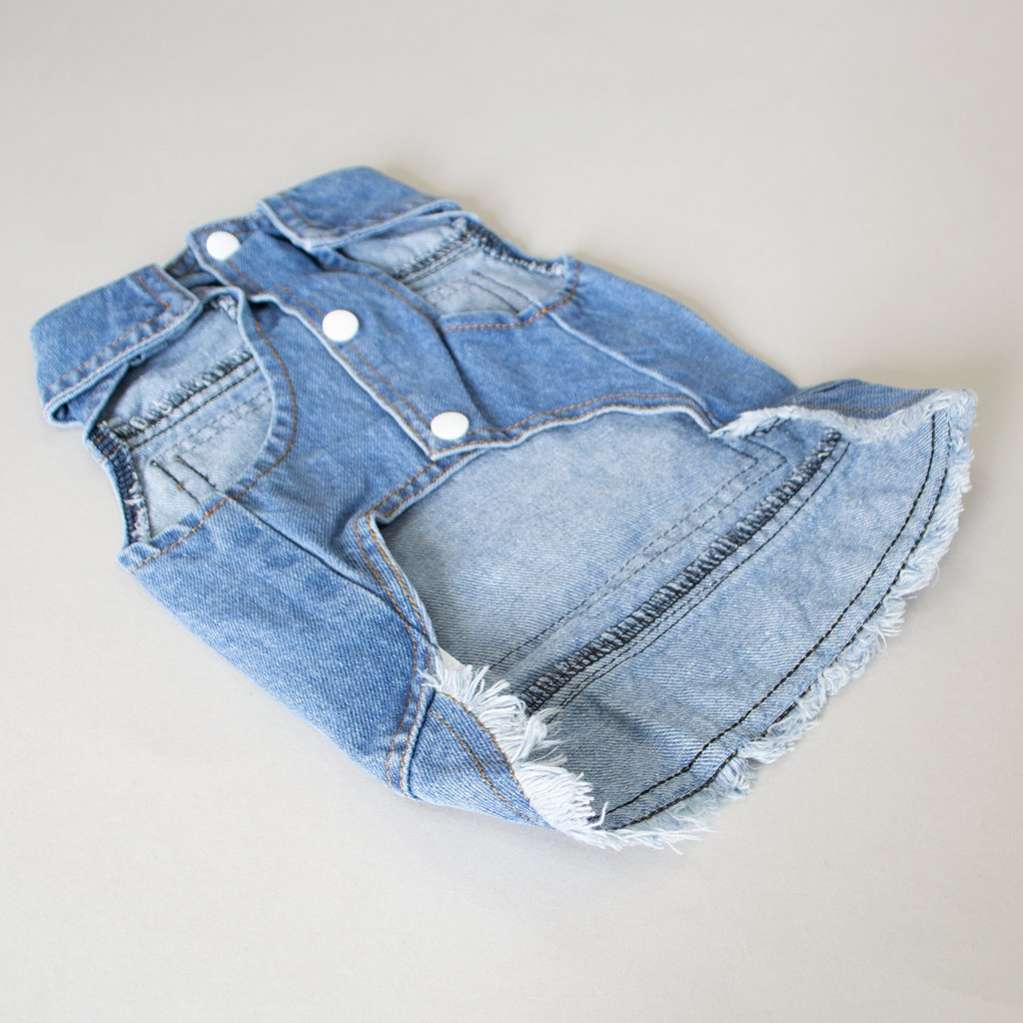 Джинсовка для собак Pet Заплатка