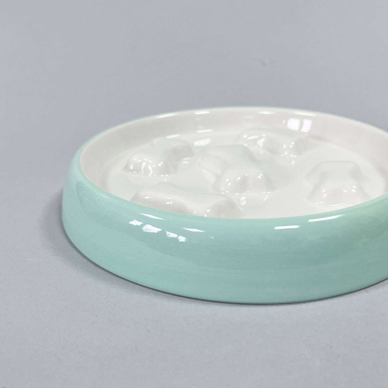 Миска для собак керамическая 3D Косточки