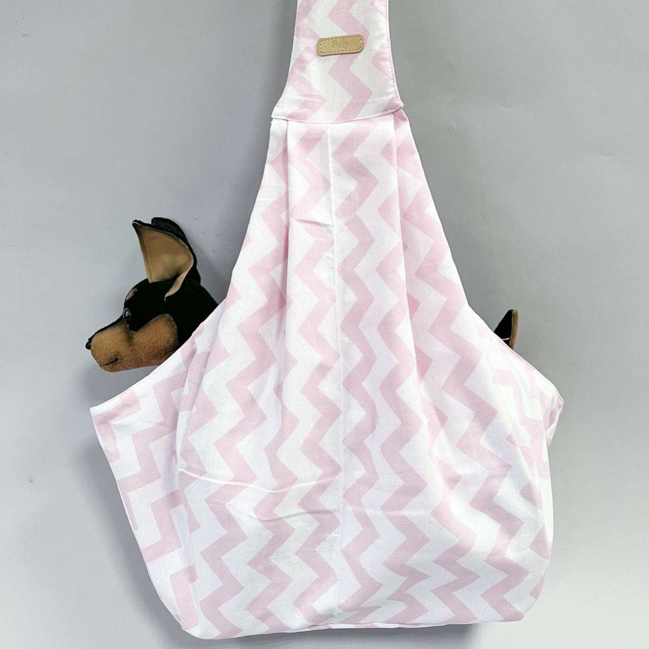 Гамак для собак летний Puffy Пудра Зигзаг