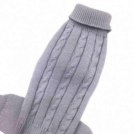 Вязаный костюм для собак PA Косички