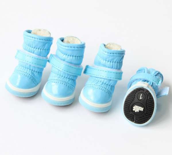 Зимние ботинки для собак Луноходы с липучкой