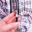 Дождевик для собаки утепленный Puffy Burberry