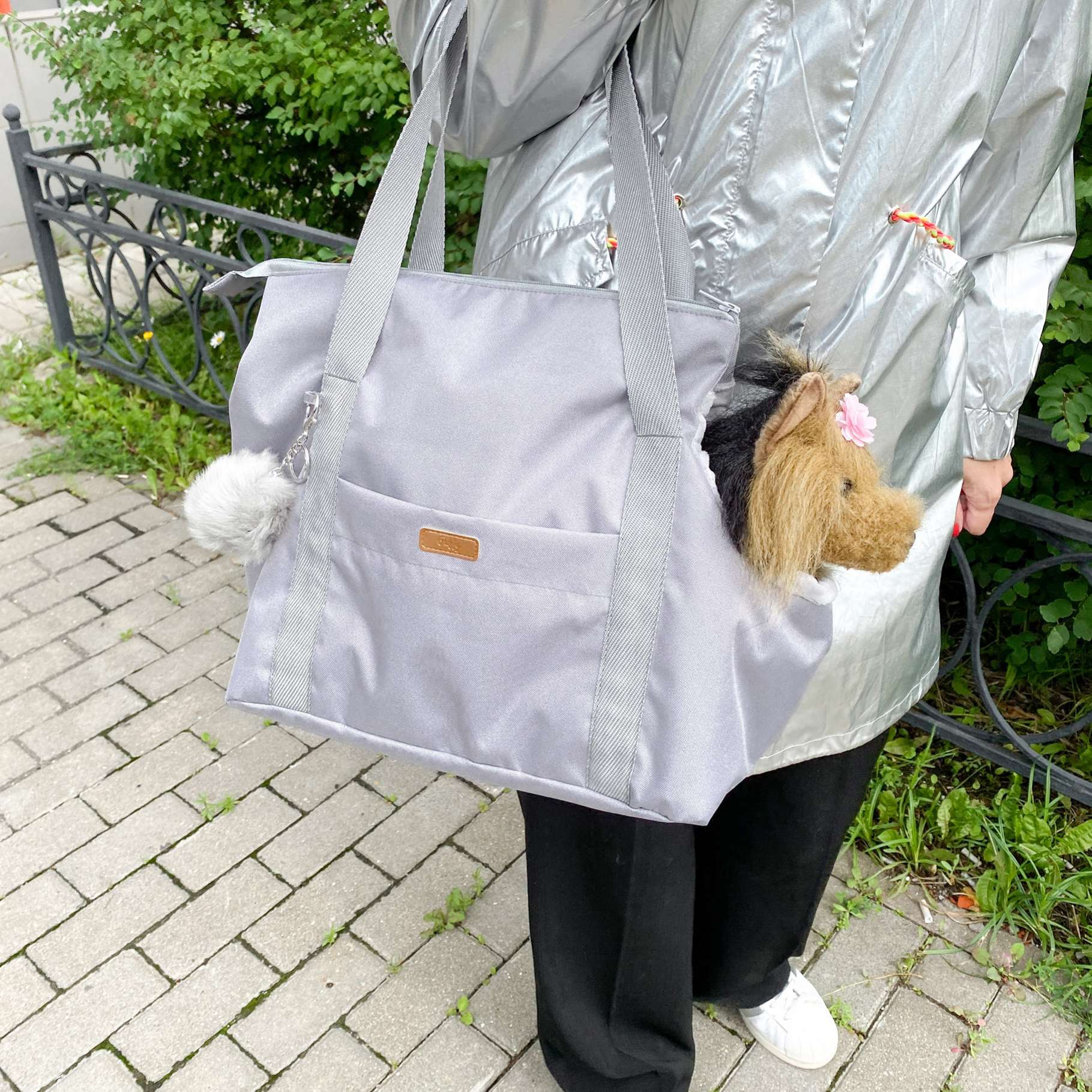 Сумка Puffy Осень Серый