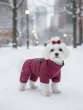 Зимний комбинезон для собак Puffy Норд Бордовый