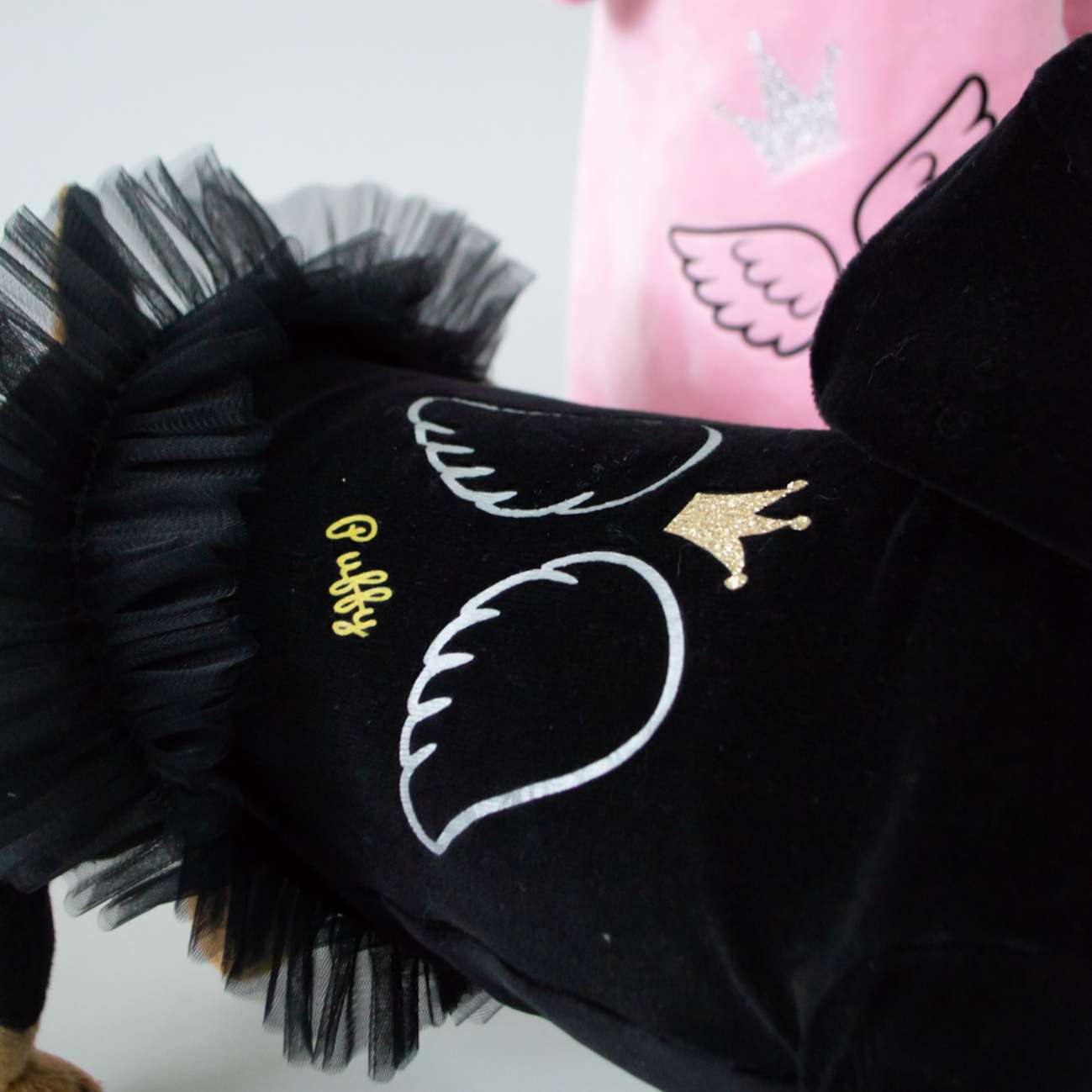 Толстовка для собаки велюровая Puffy Маленький ангел с юбкой