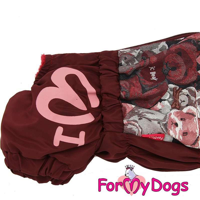 Комбинезон для таксы и корги ForMyDogs Мишки