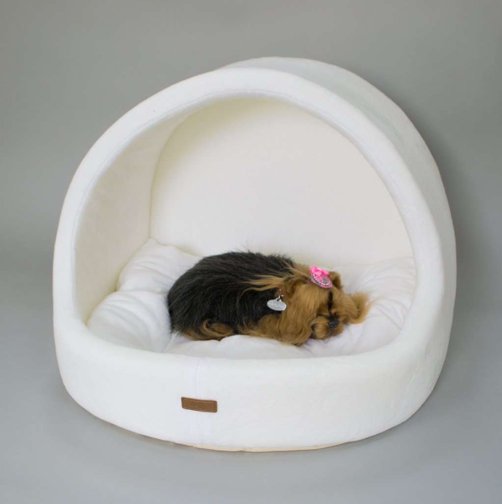Домик для собаки круглый Puffy Вайт