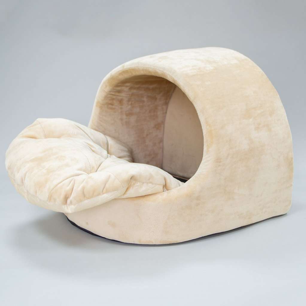 Домик для собаки круглый Puffy Миндаль