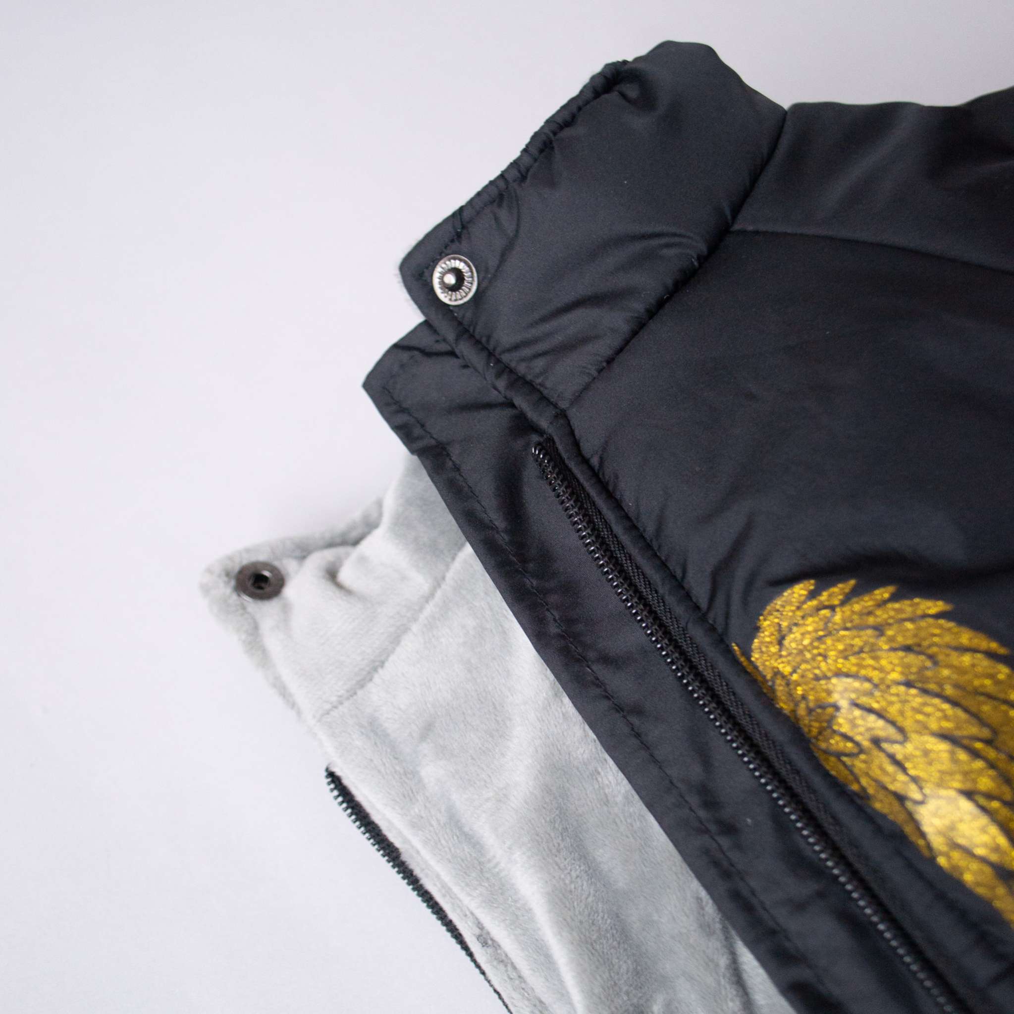 Зимний комбинезон для собак Puffy Ангел золото