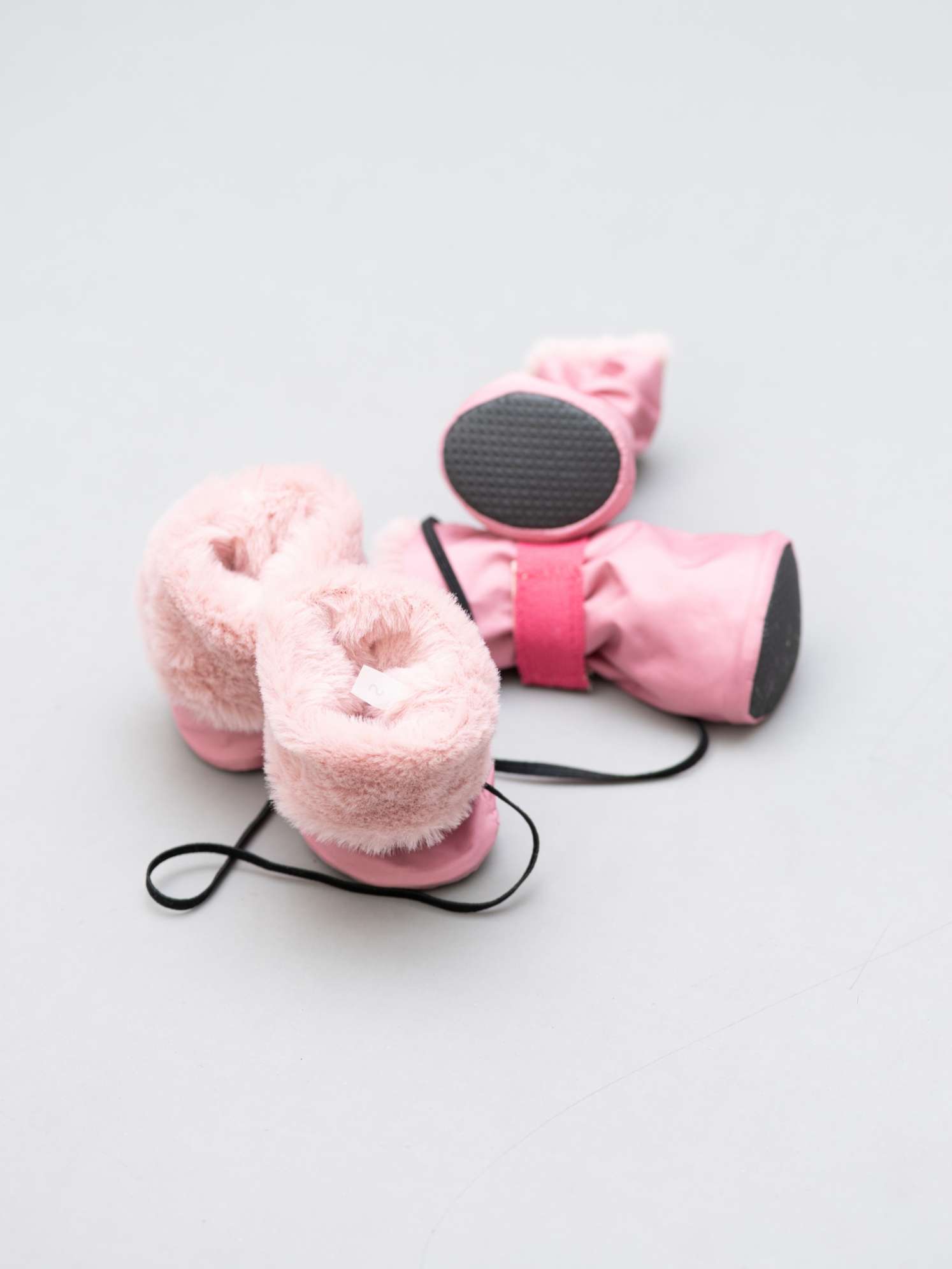 Зимние мешочки для собак Подтяжки Пудра 