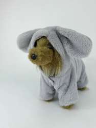 Комбинезон-шубка Puffy Зайка серый